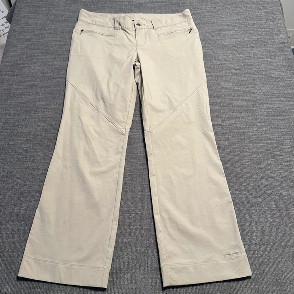 Columbia Pants - Columbia Hiking Pants Women 14 Short Tan Omni-Shield Outdoor Trouser